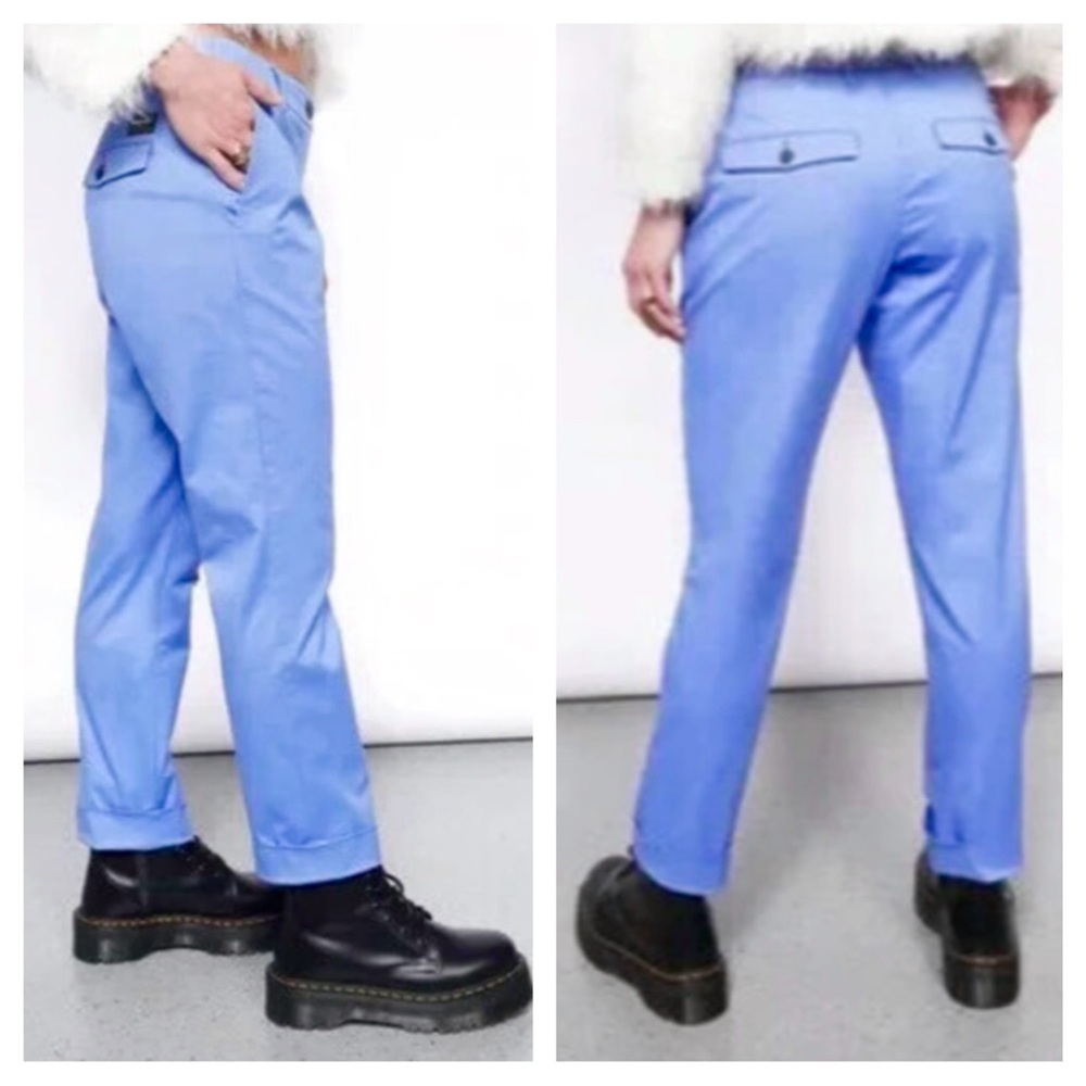 Wildfang 4 Tall Empower Trouser in Blueberry